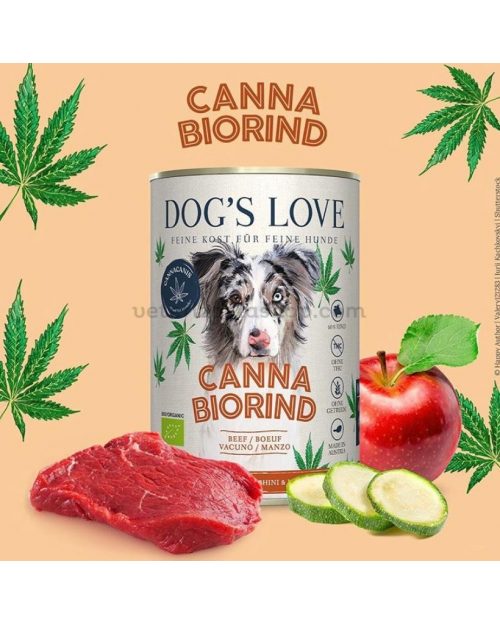 Dog´s Love Canna Bio beef Alimento Húmedo para perros