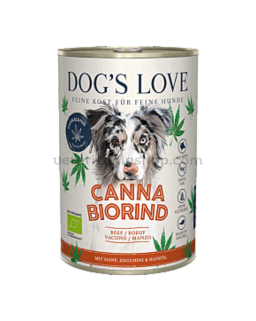 Dog´s Love Canna Bio beef Alimento Húmedo para perros