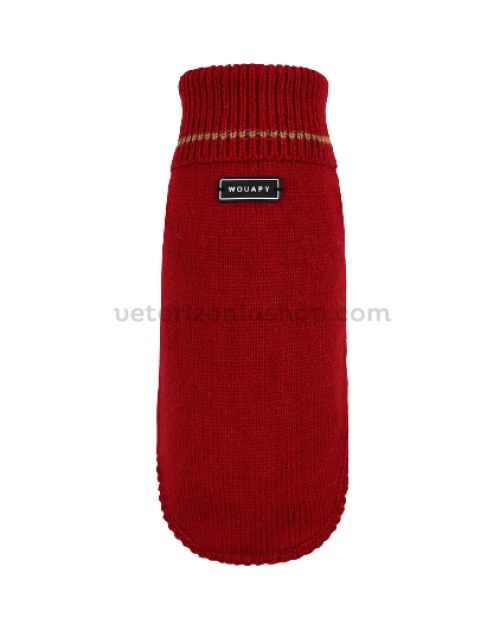 jersey básico rojo wouapy para perro gato