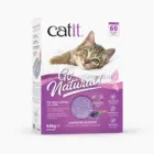 Arena para Gatos Aglomerante de Cáscara de Guisante con Aroma a Lavanda