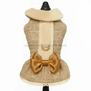 Abrigo Tipo Capa Beige para Perro