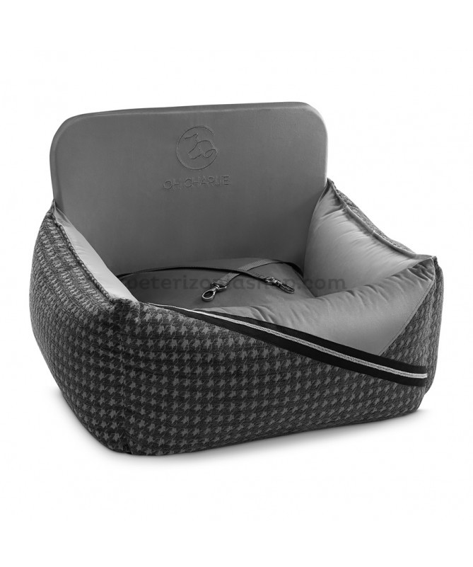 Asiento Cama para Coche gris para perro - Veterizonia