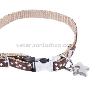 collar-marrón-estrellas-para-cachorro-toy-mini-veterizonia