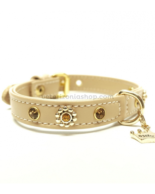 collar-beige-stass-dorado-estifordog