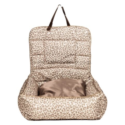 Asiento Cama Coche Leopardo para perro - Veterizonia