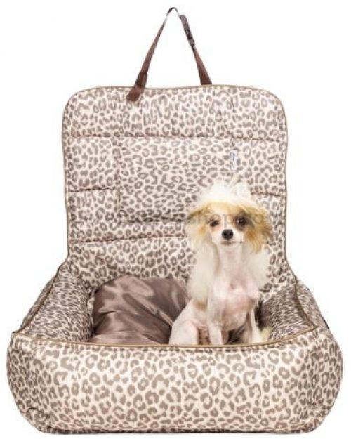 asiento-coche-para-perros-lujo-leopardo-veterizoniashop