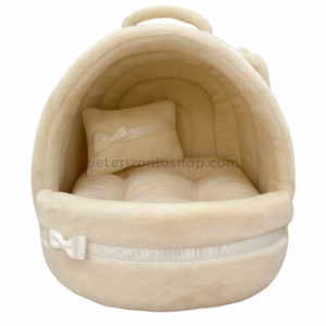 Cueva Iglú Beige para Perro y Gato