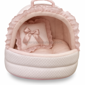 Cueva iglú Princess Rosa para Perro y Gato