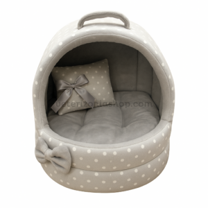 Cueva Iglú para perros y gatos gris claro