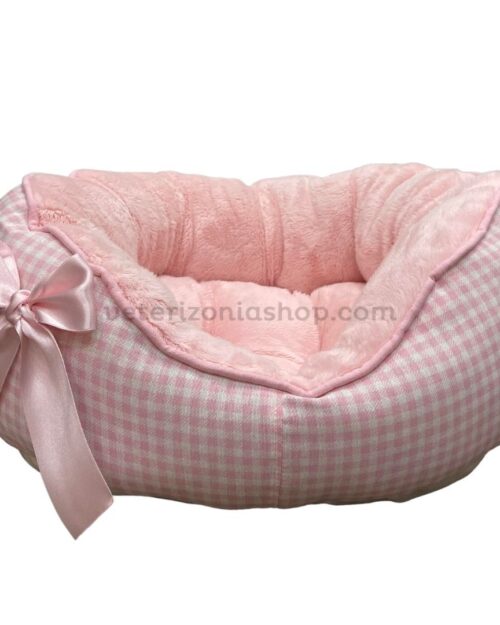 cama-para-perro-gato-vichy-rosa-veterizoniashop