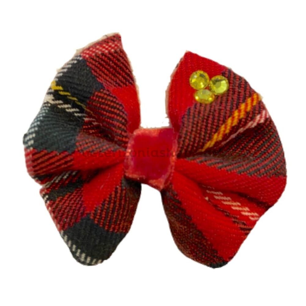 lacito-escocés-rojo-para-perro-navidad-veterizoniashop