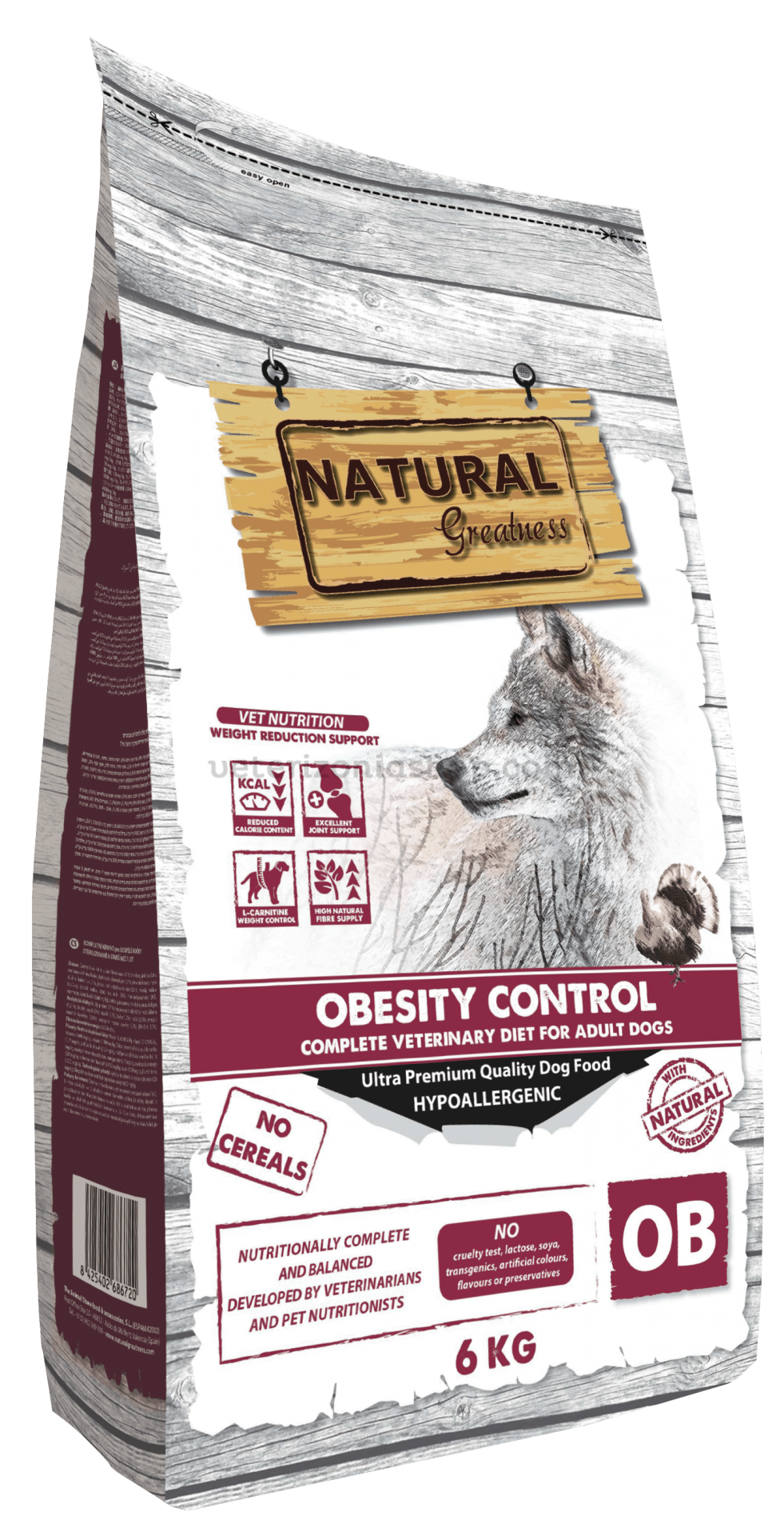 Pienso Obesity perros Natural Greatness