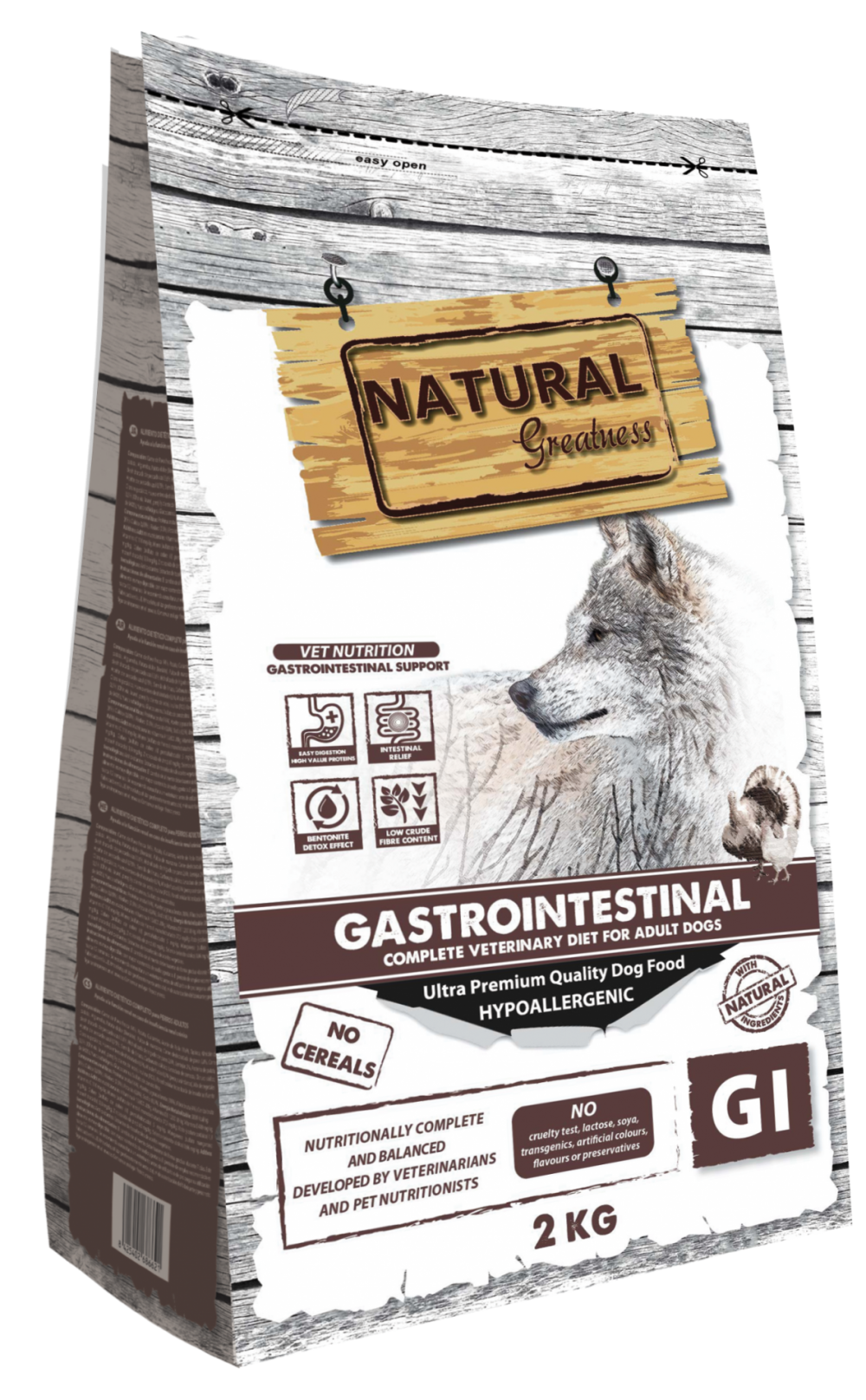 Pienso gastrointestinal perros Natural Greatness