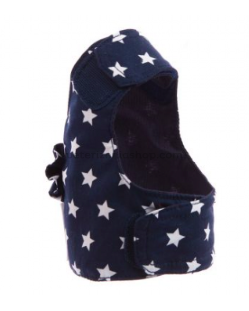 arnés-chaleco-estrellas-azul-marino-para-perro-veterizoniashop-1