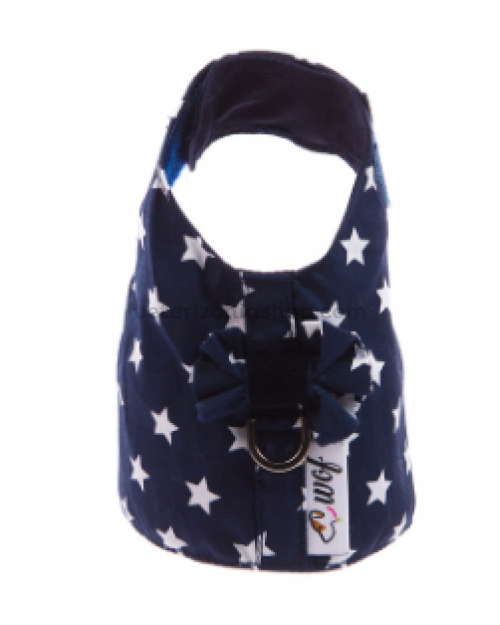 arnés-chaleco-estrellas-azul-marino-para-perro-veterizoniashop