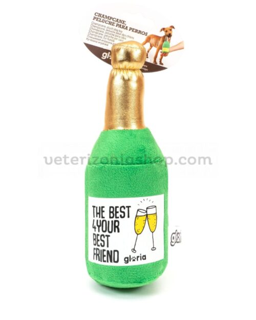 mini-peluche-botella-champagne-para-perros-pequeños-1