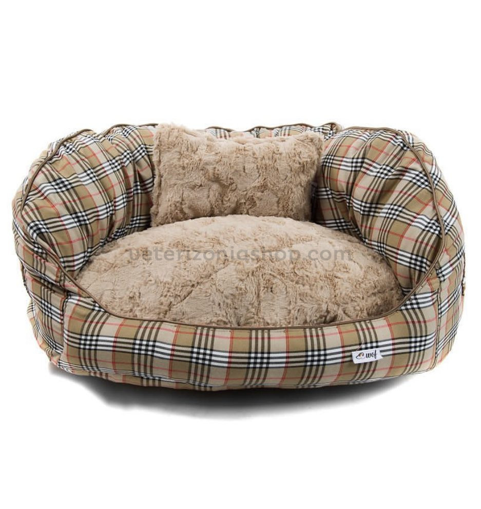Sofa Cama perro desenfundable Burberry Oval Veterizonia