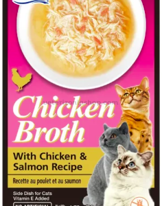 Caldo de pollo con salmón para gatos Ciao-veterizoniashop