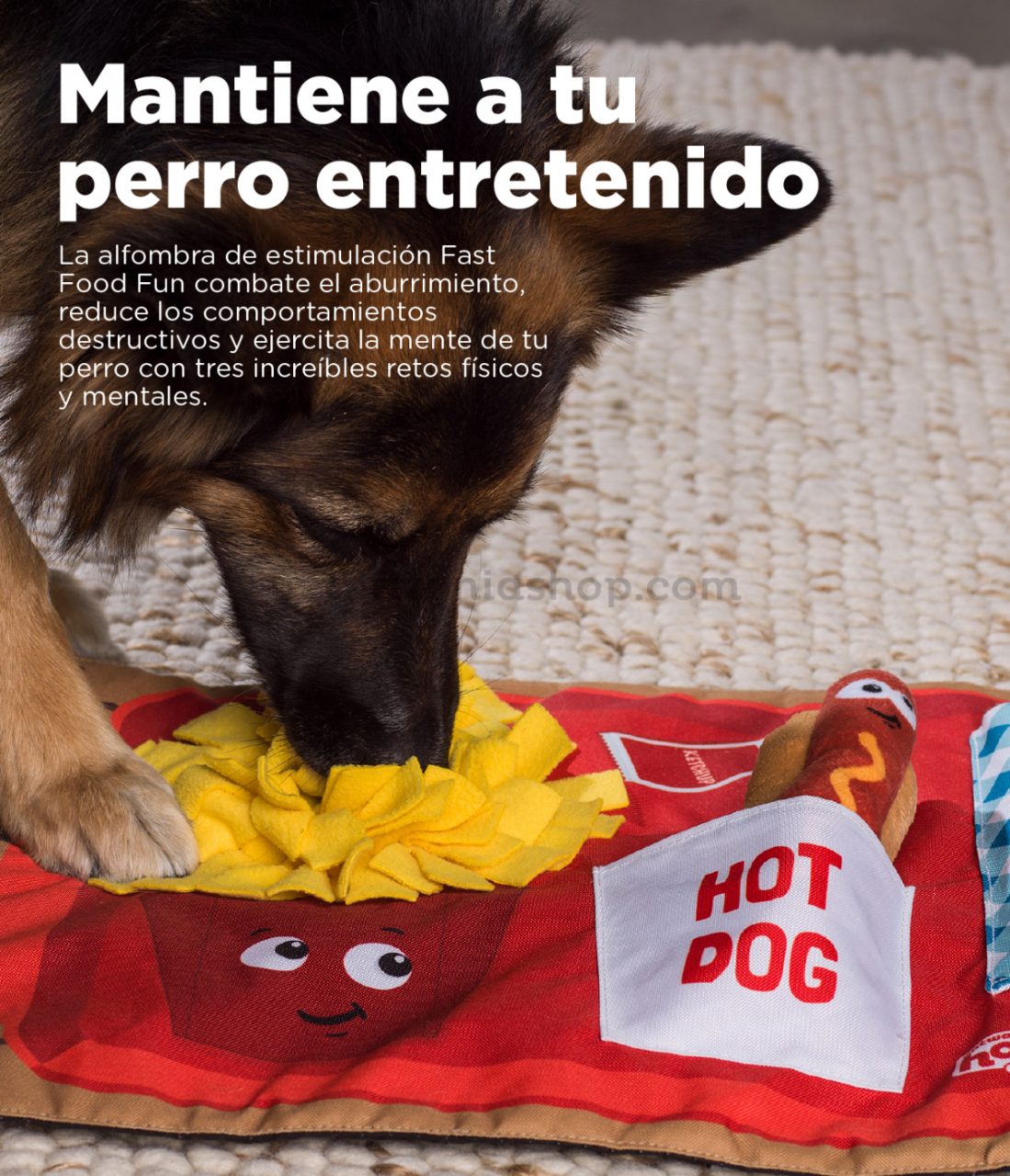 Juguete interactivo Puzzle para perros Nina Ottosson - Veterizonia