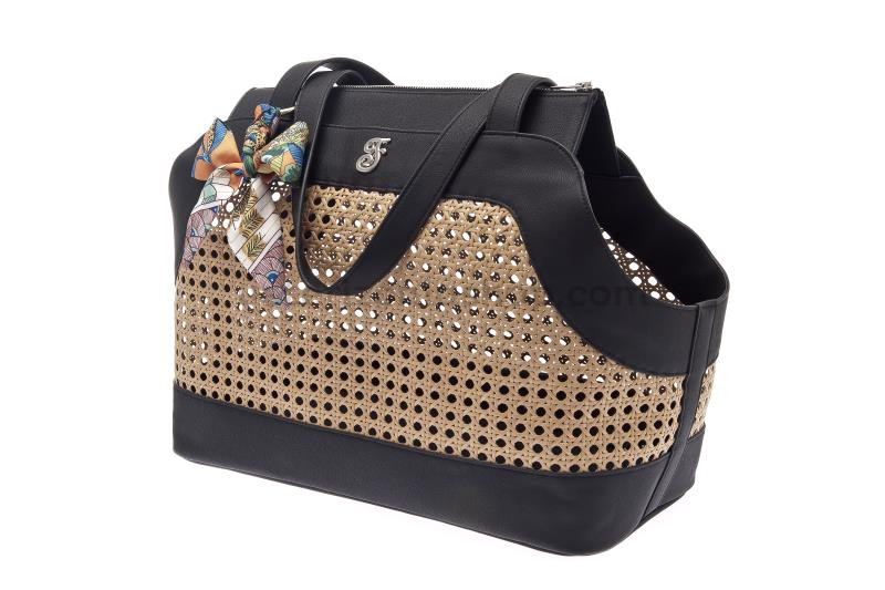 bolso-musa-negro-para-perros-pequeños-veterizonia-1