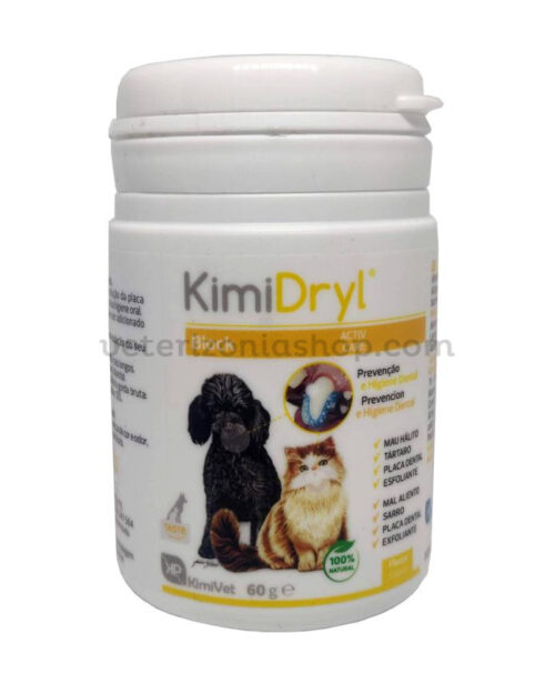 kimi-dryl-algas-prevención-placa-dental-perros