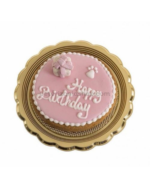 galleta-tarta-de-cumpleaños-rosa-para-perros-veterizonia