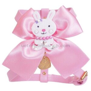 Arnés Bunny on Bow Rosa Chicle Piccoli Pets para perros