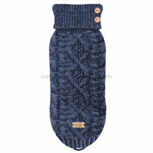 Jersey Nudos Azul Milk&pepper para perro