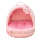 Cama-Cueva para Perro o Gato Dulce Nube Rosa
