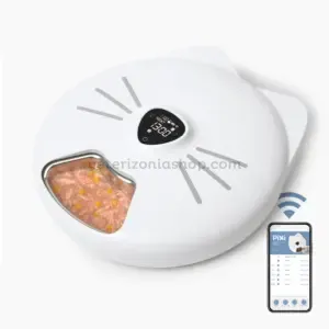 Comedero Inteligente Catit PIXI 6 Raciones con Bandeja de Acero Inoxidable