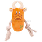 Juguete para Perro Cachorro Peluche Cuerda Naranja-Veterizonia