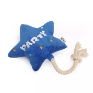 Juguete para perros estrella de fiesta con cuerda y sonido​