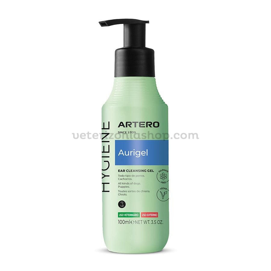 Limpiador Aurigel de Oídos para Perros Artero 100 ml Limpiador Aurigel de Oídos para Perros Artero 100 ml — envase oficial Artero