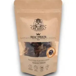 Raw Treats Aguja de Ternera Snack naturales para perros
