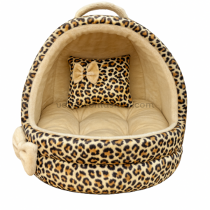 Cama-Iglú Leopardo para Perros y Gatos | Veterizonia
