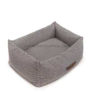 Cama Desenfundable para Perros Vichy Negro