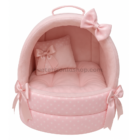 Cueva iglú mini estrellas rosa para Perro y Gato