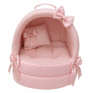 Cueva iglú mini estrellas rosa para Perro y Gato