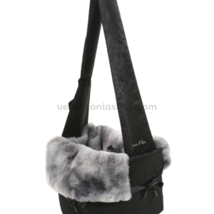 Bolso de transporte para perro pequeño Tina brown con interior desmontable