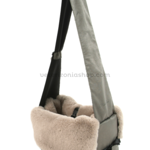 Bolso de transporte para perro pequeño Tina grey con interior desmontable