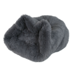 cama saco para perros pequeños gris antracita
