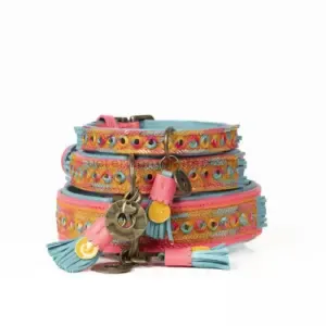 Collar para perro Indian Summer con diseño boho artesanal