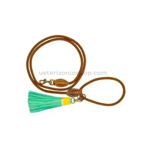 Correa para perros Classic Rover marrón de cuero trenzado artesanal