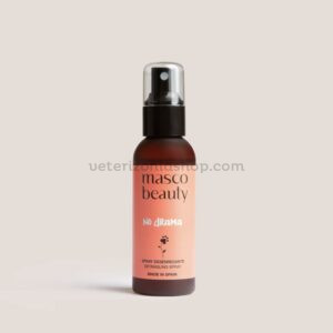 Spray desenredante No Drama Masco Beauty para perros y gatos – elimina nudos y deja el pelo suave.