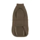 Jersey para Perros Sofía Choco | Vista trasera del jersey de punto cálido para perros