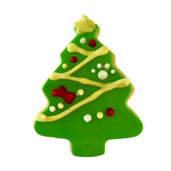 Galleta árbol de Navidad decorada para perros Dolci Impronte