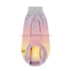 Jersey para perro Aurora Rainbow vista inferior – detalle barriguita y costuras