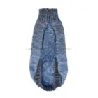 Jersey para perro Clouds azul – vista inferior y detalles de acabado