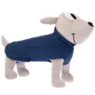 Jersey para perros Sofía azul – vista frontal y textura del tejido