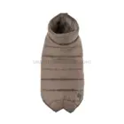 Plumífero para perro Ferribiella Levante Choco – vista frontal del abrigo en color